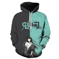 New Kimetsu No Yaiba Demon Slayer Men and Women Sweatshirts 3D Printed Casual Boy Girl Kids Hoodies Pullover Anime Coats Tops