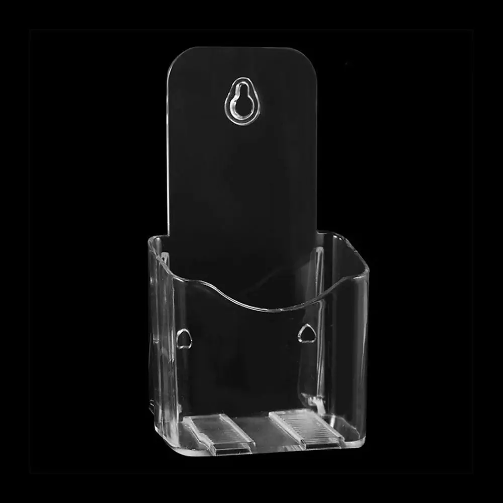 1Pcs Display Rack Card Storage Holder Desktop Basket Acrylic Photo Card Collection Organizer Photocard Stickers Transparent