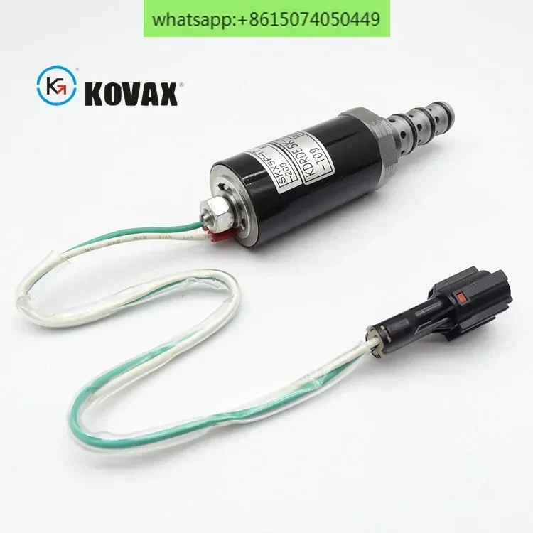 KDRDE5K-20/40C04-109 مضخة هيدروليكية للحفارة صمام الملف اللولبي النسبي EC210 EC240 EC360