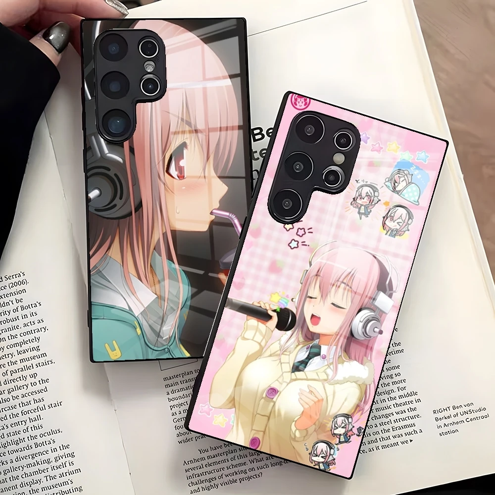 Super S-Sonico Phone Case For Samsung S26 Ultra S25 Edge Ultra S23 S22 S21 S20 Ultra Plus S24 Fe A25 Glass Cover