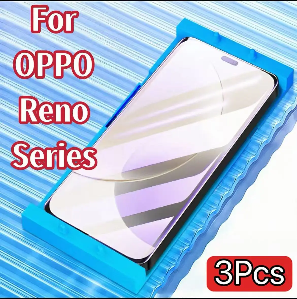 

3pcs Ceramic Film Screen Protector for OPPO Reno 11 10 9 8 7 6 5 4 3 Pro Plus with Easy Install Kit Not Tempered Glass