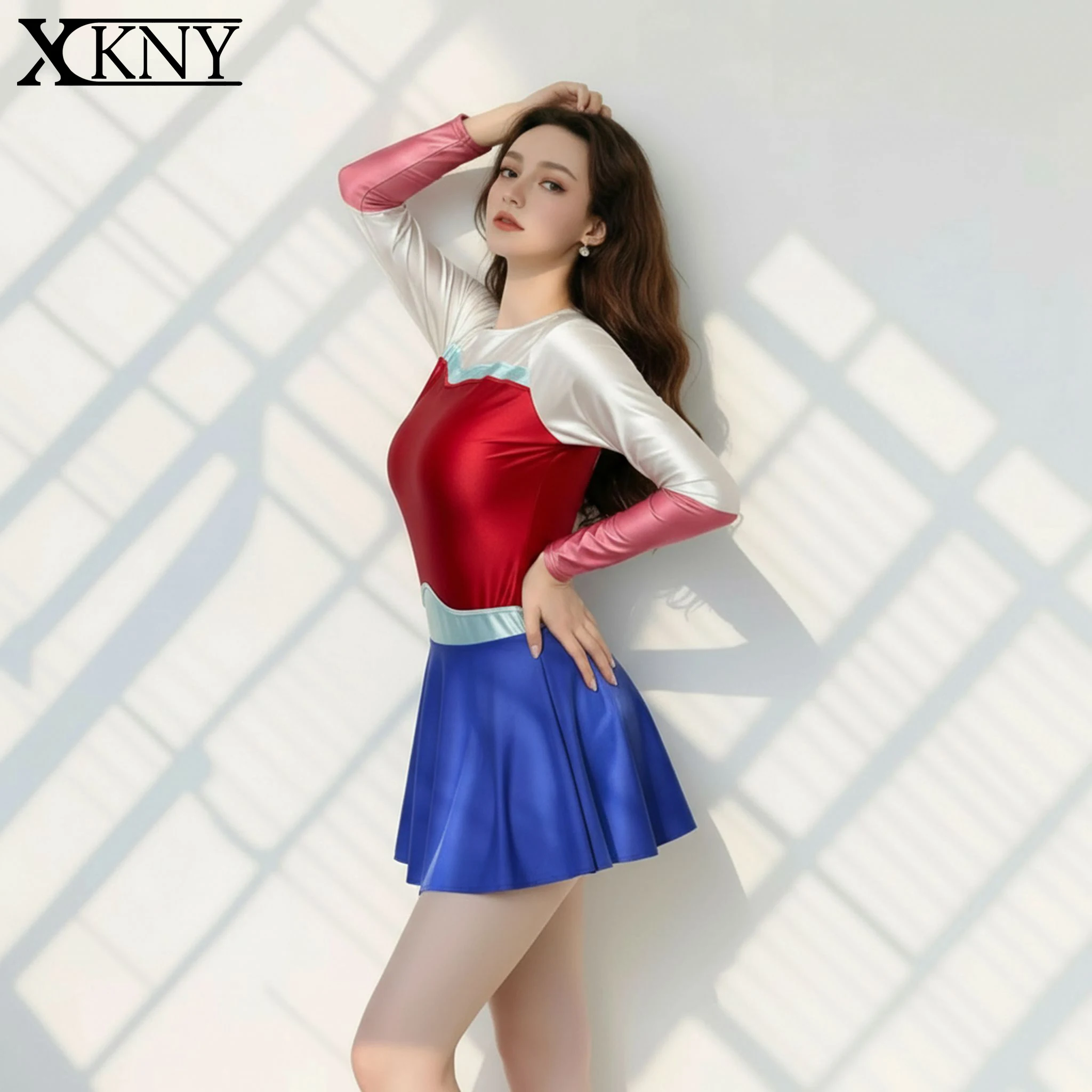 xclocknyoung-satin-glossy-tights-long-sleeved-bodysuit-color-blocked-swimsuit-cosplay-hot-spring-jumpsuit