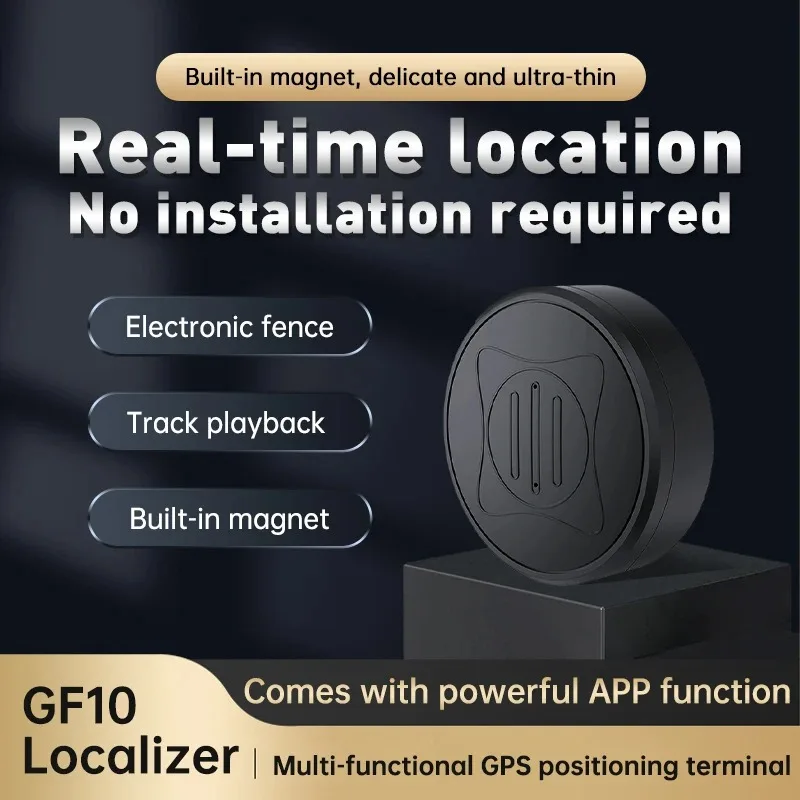 Localizzatore GPS con app Dispositivo di localizzazione per auto in tempo reale Anti-smarrimento Borsa per bambini per animali domestici Portafoglio Dispositivo di localizzazione per registrazione Localizzatore