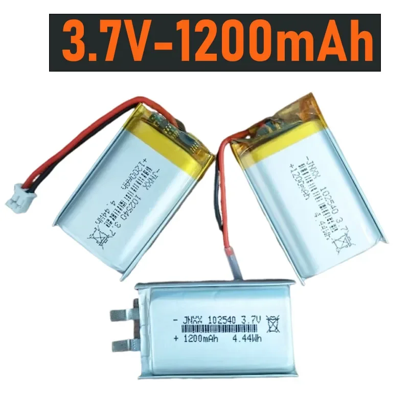 

Lipo 3.7V 102540 Литиевая батарея 1200 мАч Полимерные батареи для GPS-локатора Mp3/Mp4 Медицинское косметическое оборудование Перезаряжаемая батарея