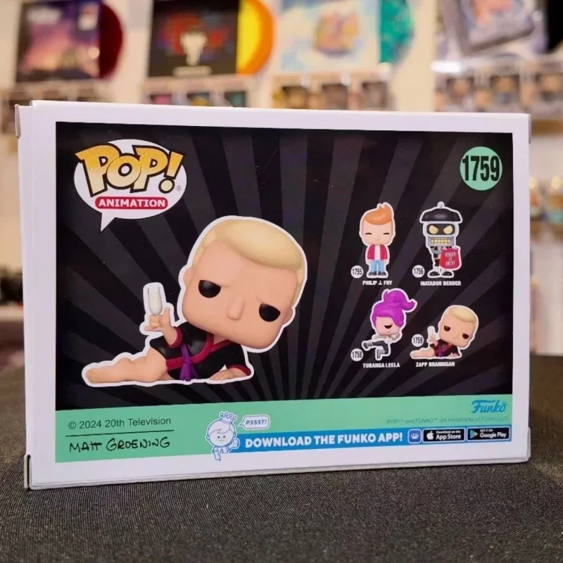 Funkopop Futurama Zapp Brannigan Turanga Leela Matador Bender Action Doll Model 1756 1758 1759 مجموعة دمى منحوتة من الفينيل