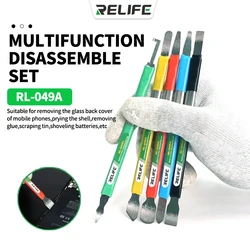 RELIFE RL-049B RL-049A Multi-function Double-head Glue Removal Pry Tool Chip Motherboard Disassembly CPU Degumming Prying Knife