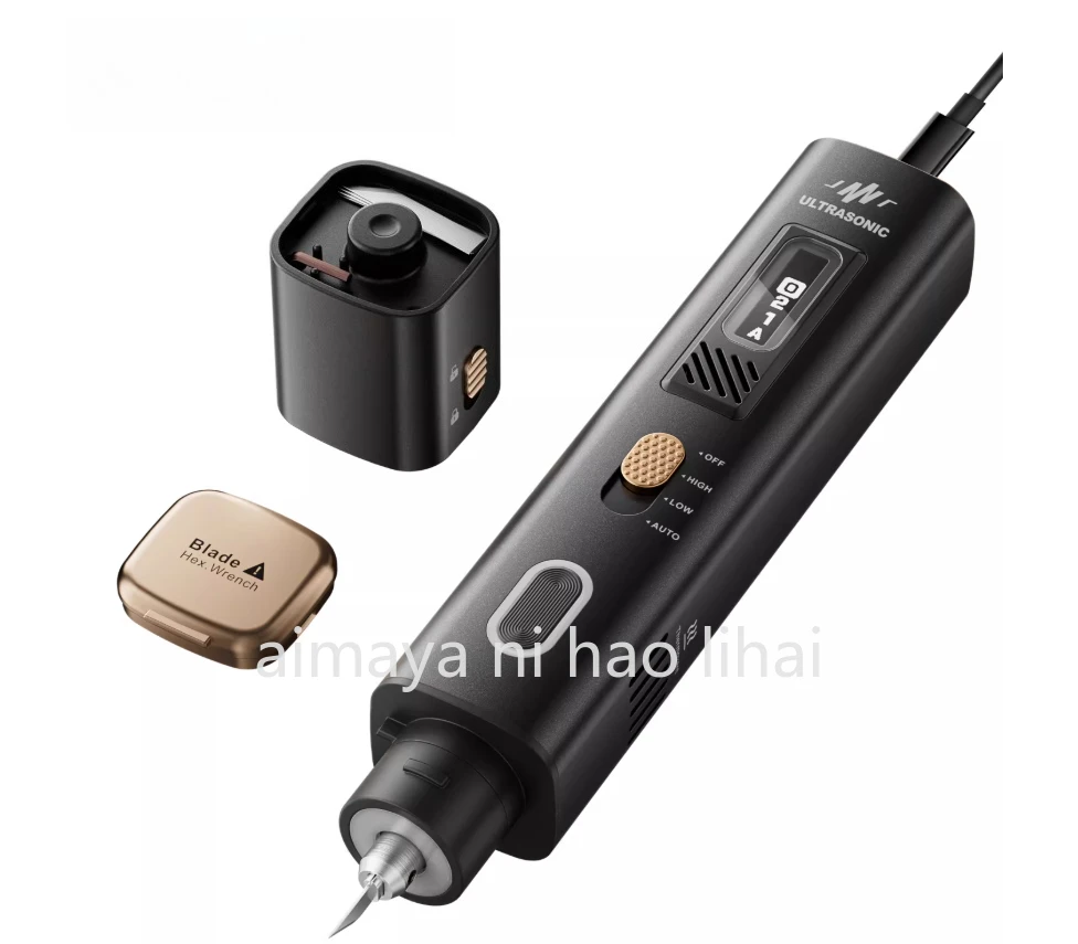 35W 40hz JM-Y10 Ultrasonic Cutting Knife with OLED Screen LED Lighting Multi-function Glue Removal Line Cutting Polishing Pen