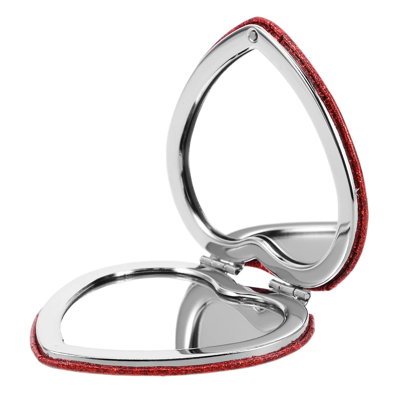 Kompaktowe, składane lusterko podróżne do makijażu, przenośne, do noszenia w torebce, do codziennego użytku i na wynos.