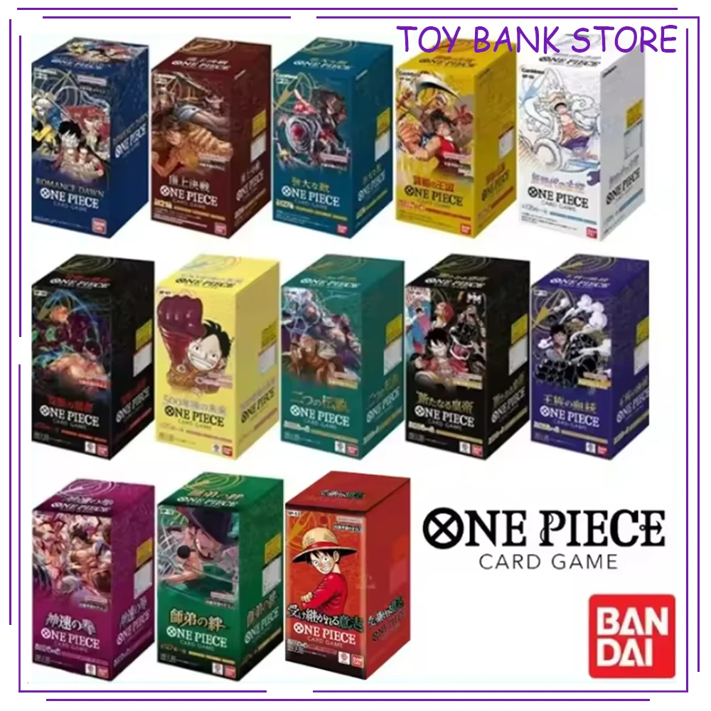 Tarjeta OPCG TCG de una pieza, OP01-OP13 EB01-EB03 Prb01-02, versión japonesa, juego de cartas comerciales, serie FullBooster Box, juguete coleccionable