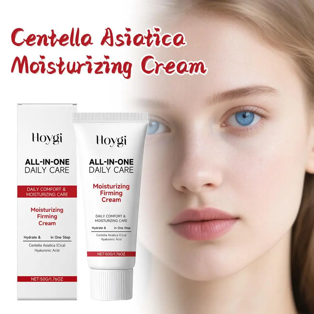 Centella Asiatica Leichte Nicht-Klebende Feuchtigkeitscreme Beruhigende und Hydratisierende Tägliche Hautpflege für Morgen- und Abendroutine