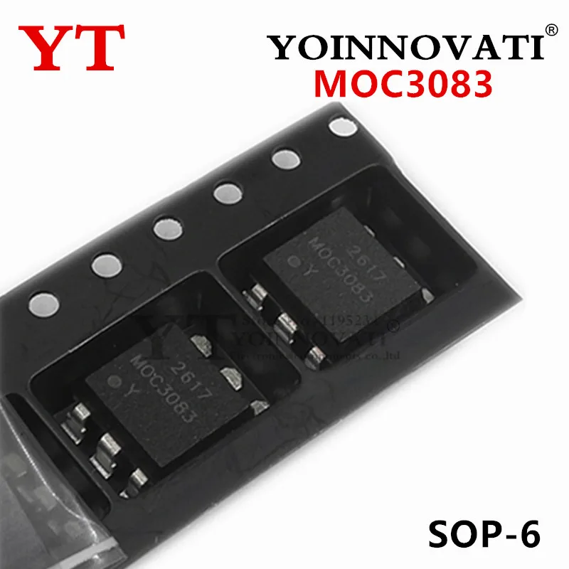 10PCS/Lot MOC3083 MOC3083S-TA1 SMD-6