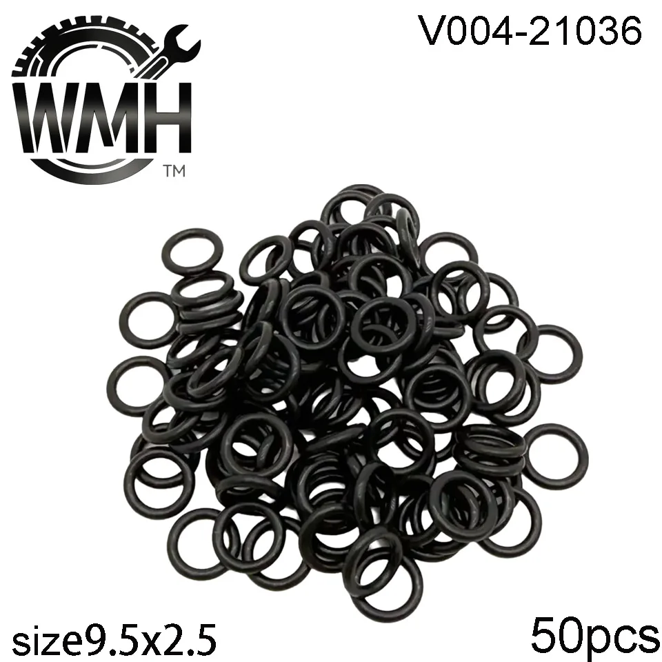 50Pcs Car Accessories Universal Fuel Injector Repair Kit Rubber O-Ring 21036 Size Is 9.5x2.5