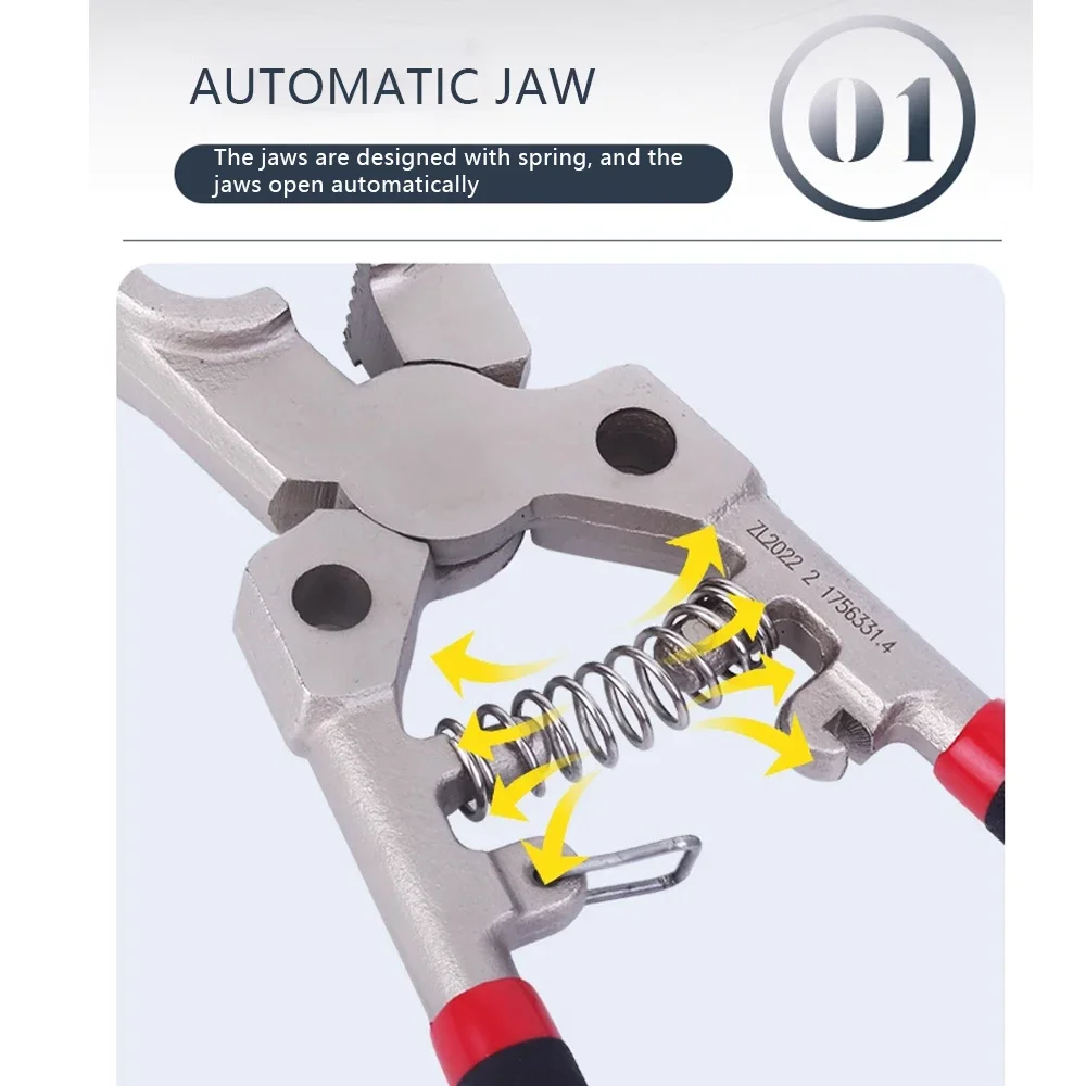 地熱水道管取り外しペンチ トング水分離器用 地熱管加熱専用ペンチ 強力グリップ