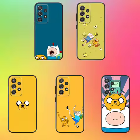 A-Adventures T-Time Finns Phone Case For Samsung S25,S24,S21,S22,S23,S30,Ultra,S20,Plus,Fe,Lite,Note,10,9,5G Black Cover