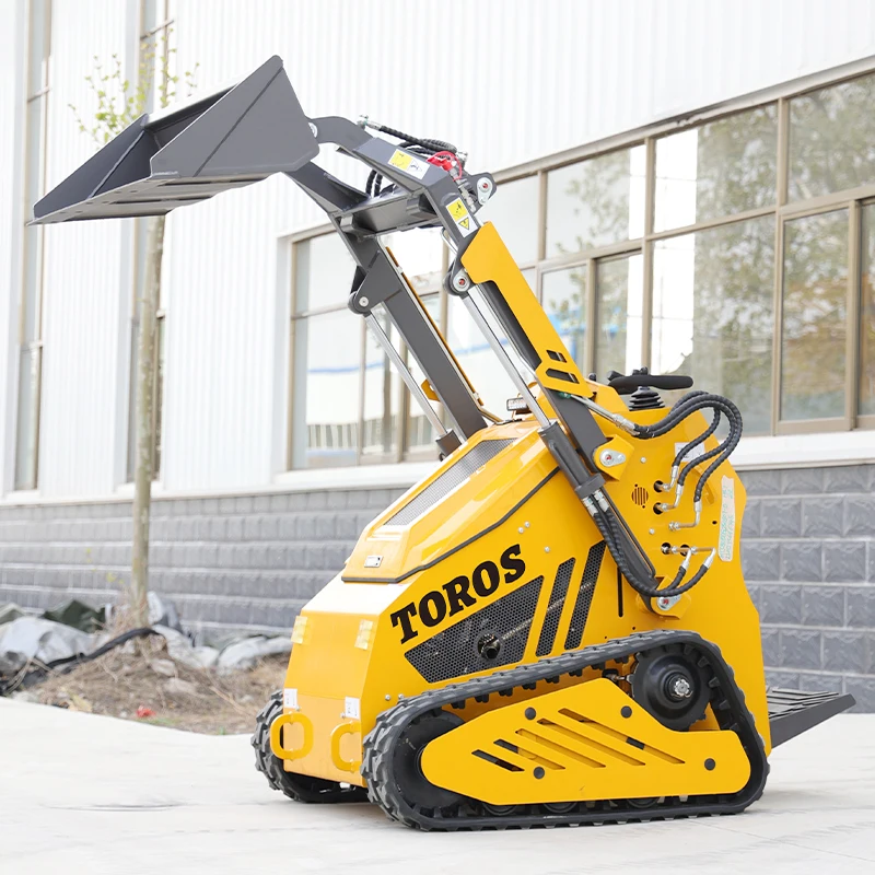 TOROS عجلة صغيرة انزلاقية التوجيه Laoder بالجملة تخصيص جرافة انزلاقية صغيرة الصينية عالية الجودة Minicargador للتخصيص