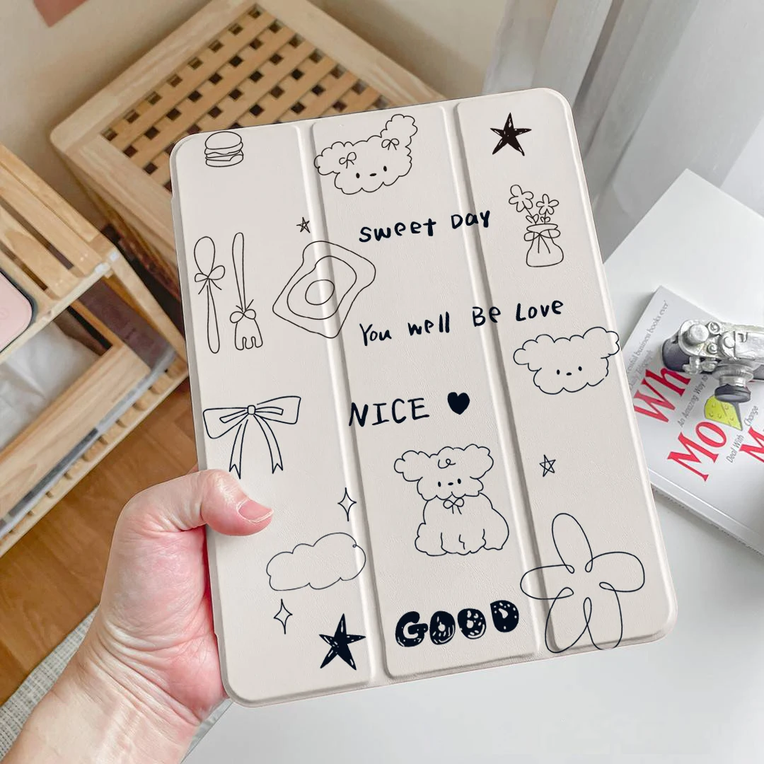 

Чехол для ipad air 11 m3, чехол 2025 ipad a16, чехол для 10/11 поколения 10,9 Pro 11 12,9 13 M2 M4, чехол mini 6 7, защитный чехол для планшета