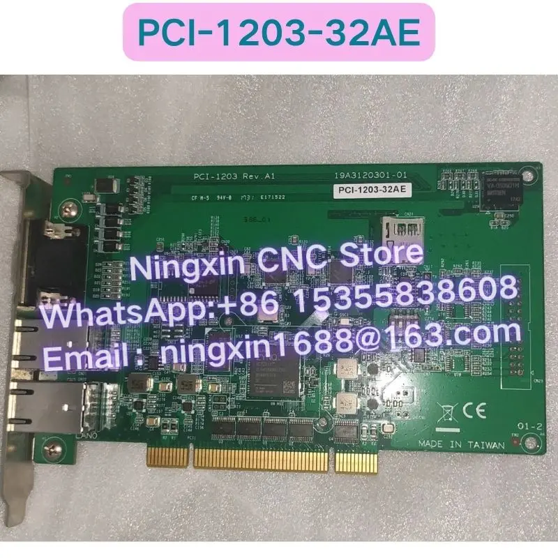 Second-hand PCI-1203-32AE PCI-1203 Rev.A1 Motion Control Card Functional test OK Fast delivery