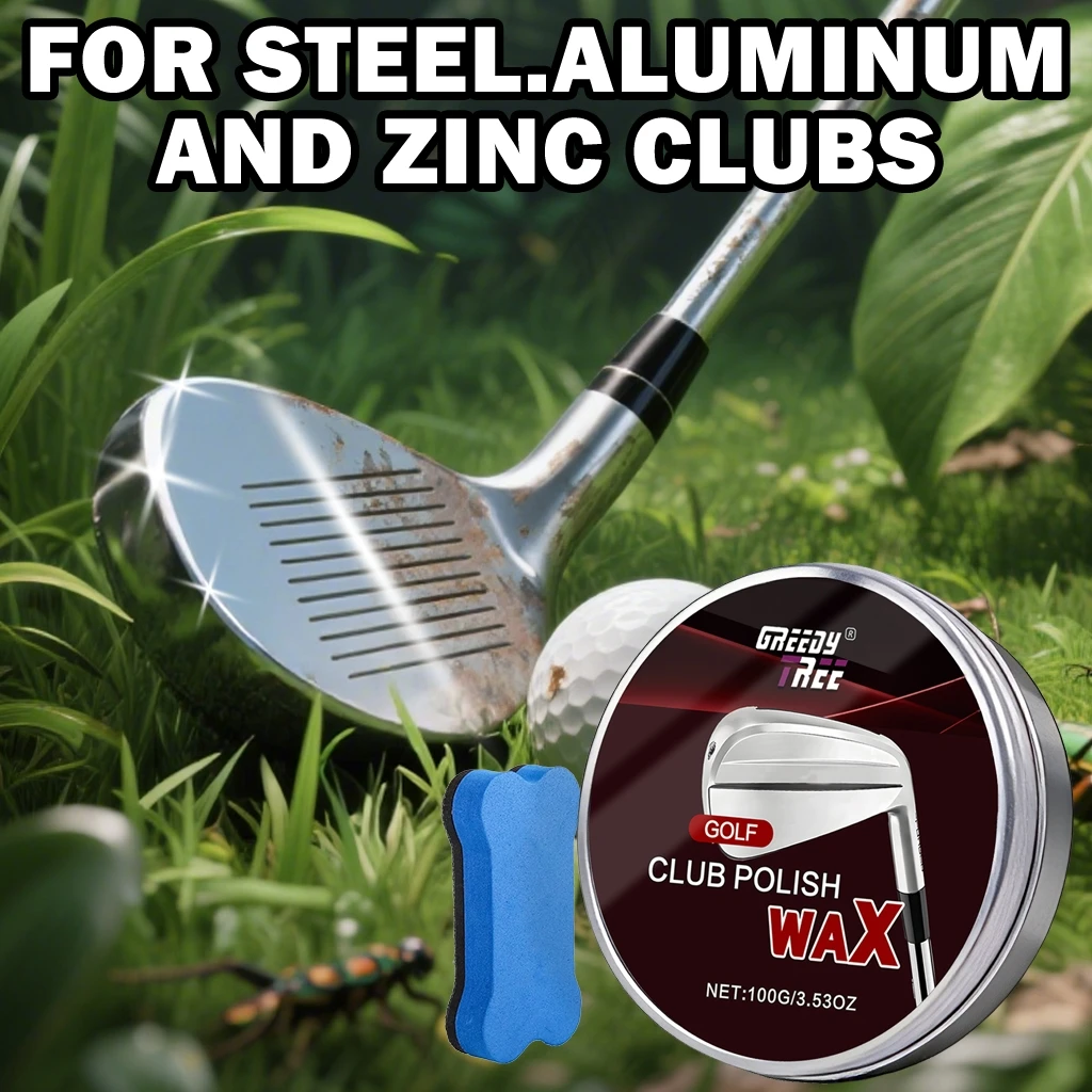 

Golf Club Polish & Golf Club Head and Groove Cleaner Kit - Removes Rust, Oxidation & Dirt - 3.53 oz Non-Abrasive Long Lasting