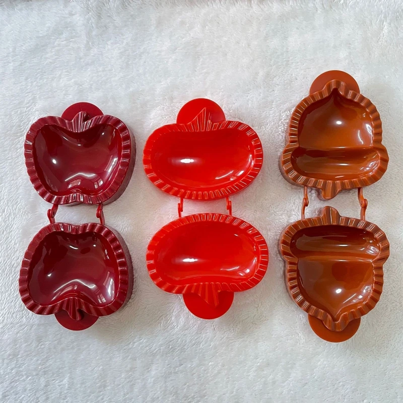 3 uds. Moldes para tartas bolsillo, manzanas, calabazas y Mini máquina para hacer tartas en forma bellota, para