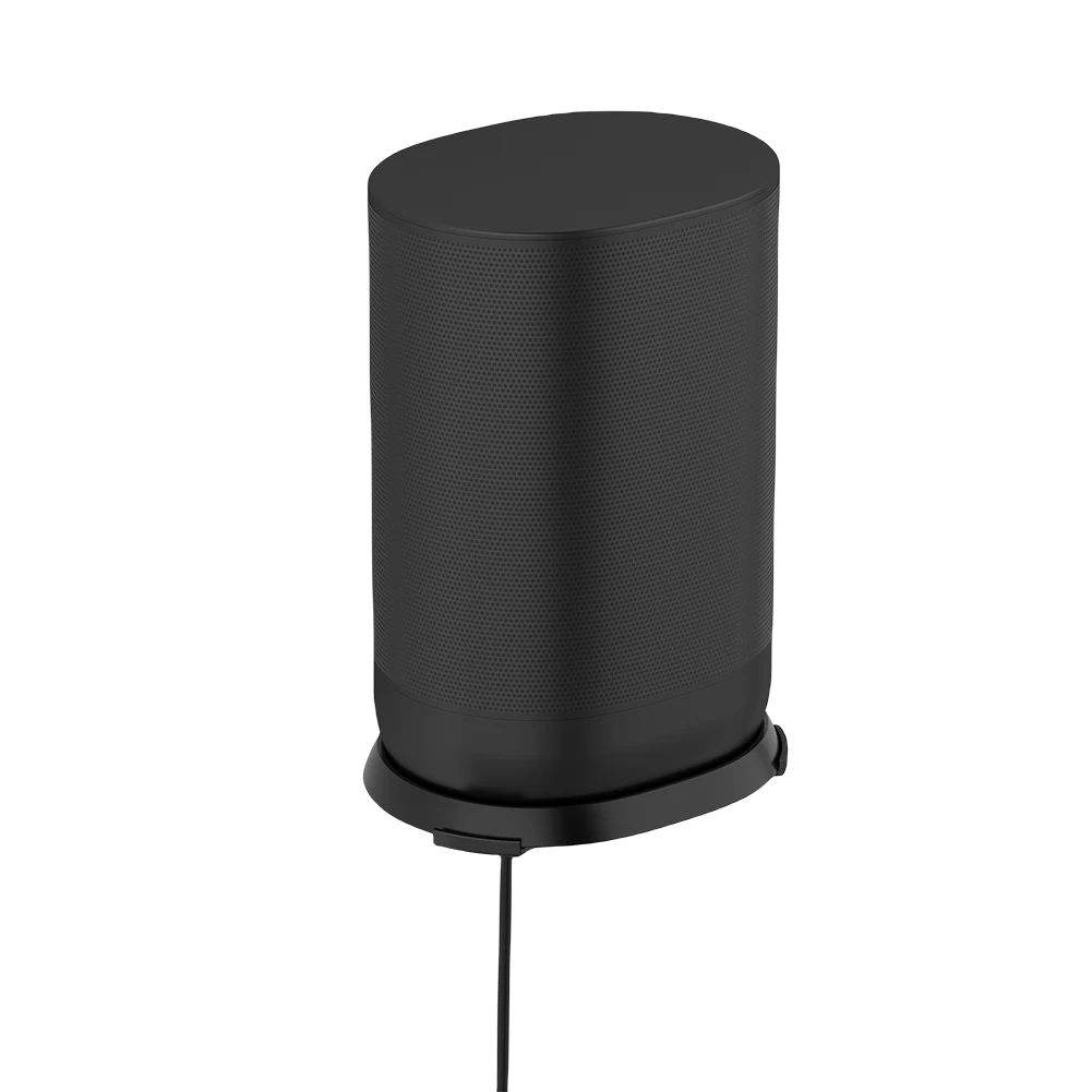 حامل حامل مكبر الصوت مثبت على الحائط صندوق الصوت رف تخزين موفر للمساحة حامل جداري رف من سبائك الألومنيوم لـ SONOS Move #2