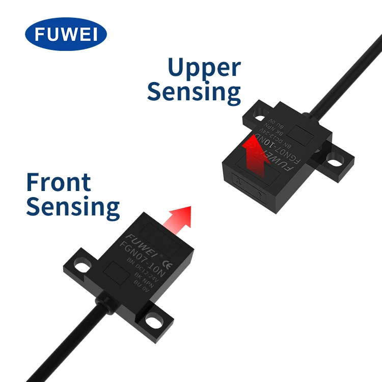 FUWEI FGN07-10 Diffuse Reflection Square Detection Distance 10mm Photoelectric Switch Photoelectric Sensor