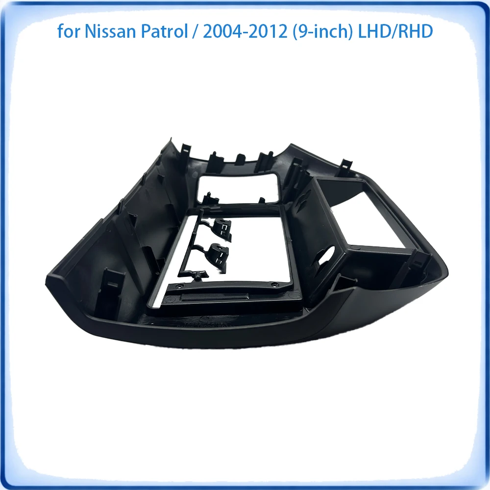 Car Radio Fascia Frame For Nissan Patrol 2004-2012 9 inch LHD/RHD Wiring Harness Power Cable Car Accessories Plug & Play