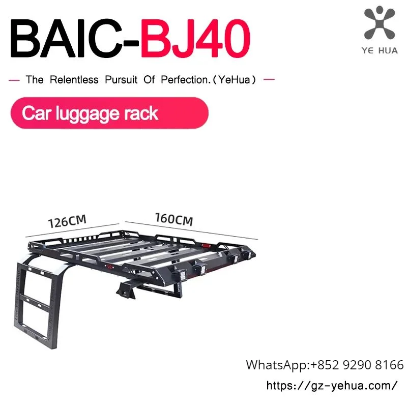 For Baic BJ40 Plus Ickx K2 2021-2023 Aluminum Alloy Roof Platform Luggage Rack Accessories for Vehicles Car Exterior Parts