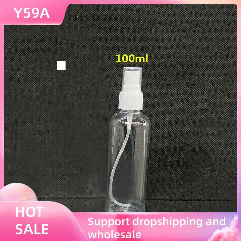 

Y59A 50PCS 100 Ml Transparent Plastic & 50 Pieces 50Ml Spray Bottles