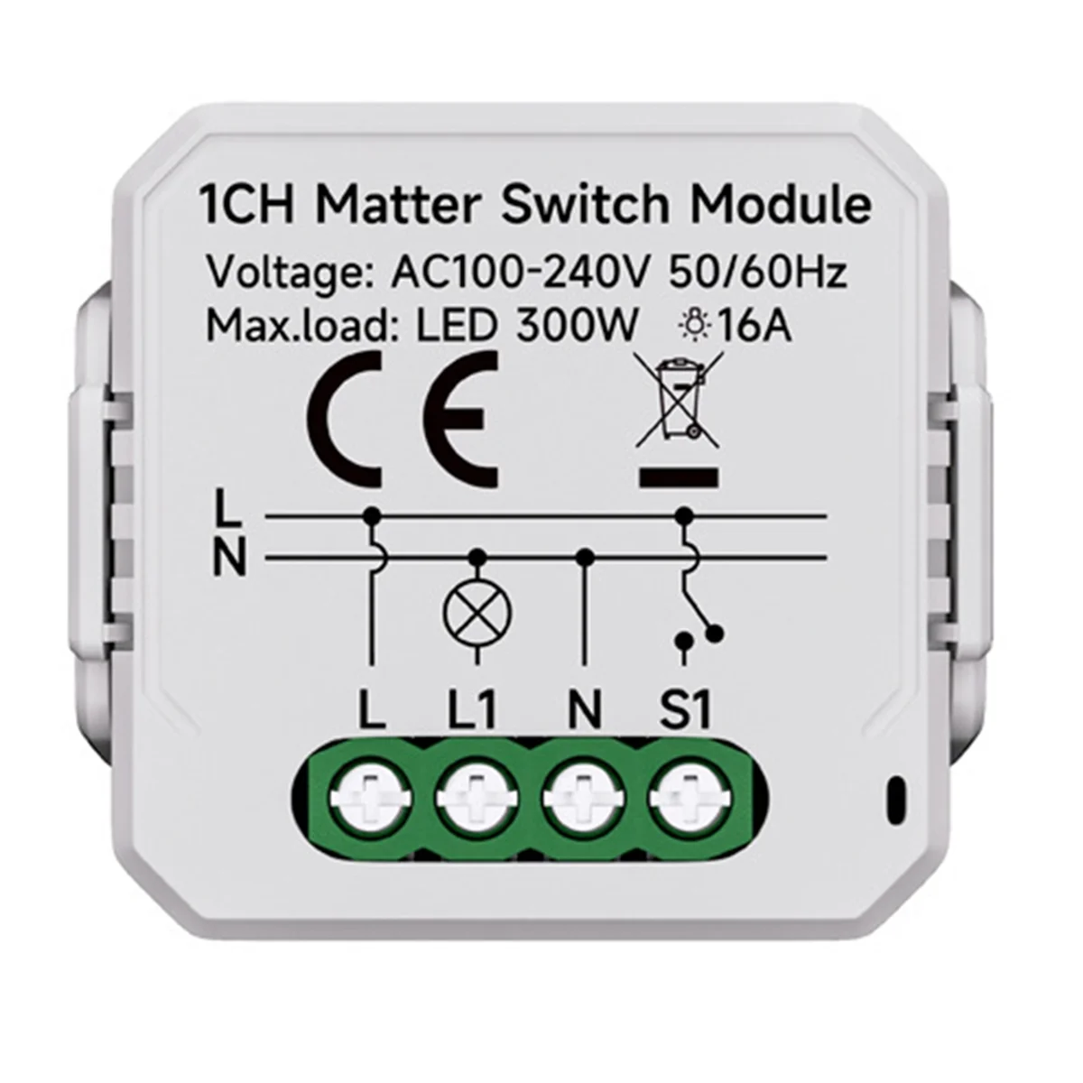 -BOFF Matter Wifi Switch Modul Smart Home Automation Relaismodul mit Homekit Smartthings Alexa Google Home