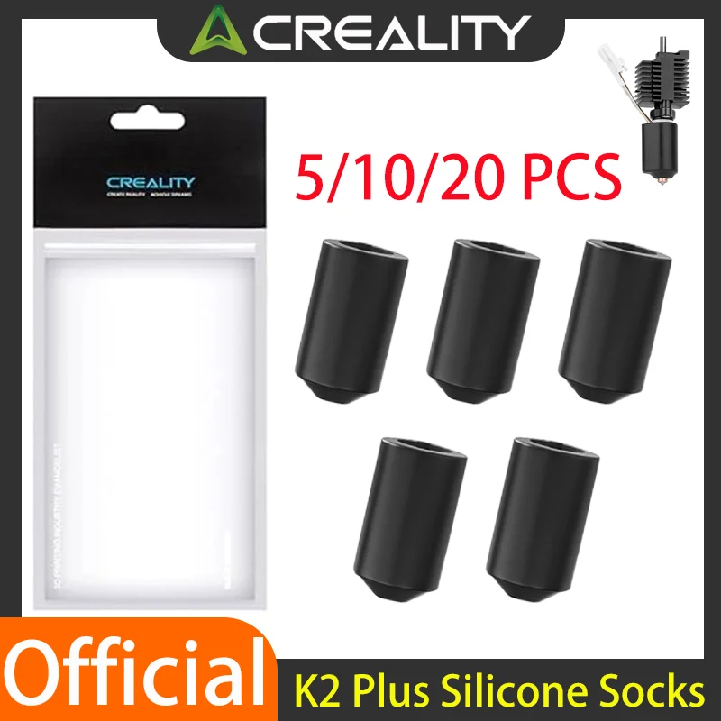 

Creality K2 Plus Silicone Socks Cover Hot end protective cover Heating Block Heat Insulation Cover 3D Printer Accessories for K2