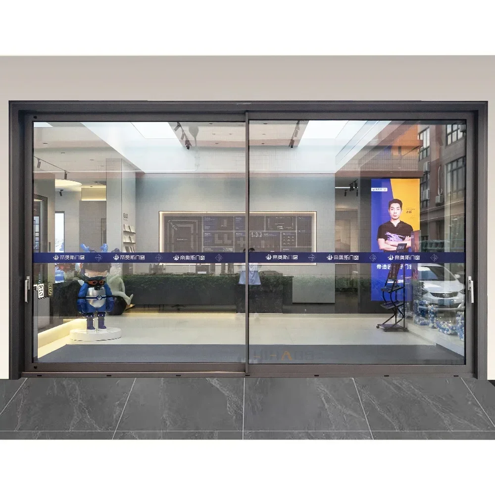 #for Hihaus balcony patio soundproof double glazed lift aluminum glass sliding door