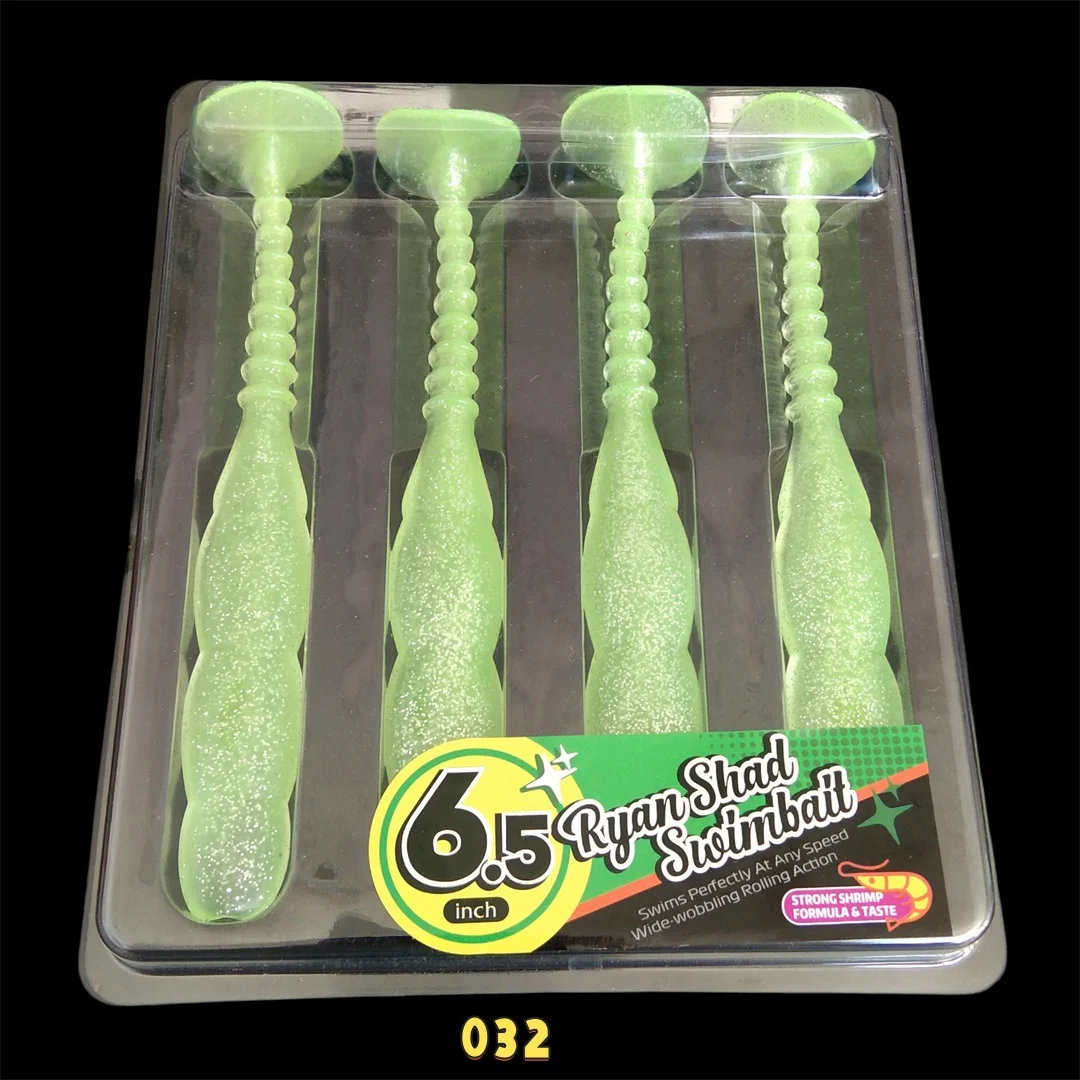 Noeby New hot 4pcs 21G 15CM big T tail Soft Worms Crank Hook Jig Soft Baits Shad Silicone Artificial Baits Fishing Fish Lures