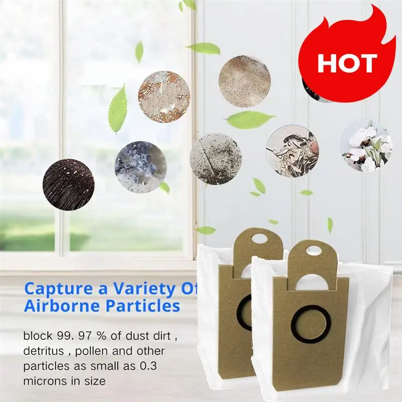 A01V-10 Pcs Dust Bags For Lubluelu SL60D/ SL60 Plus/SG60/SL61 Sweeper Accessories Dust Bags Built To Last And Work Well