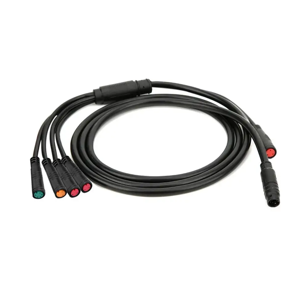 1T5 Waterproof Cable Kit for E-Bike Electrical System Integration Including Controller Display Throttle and Brakes