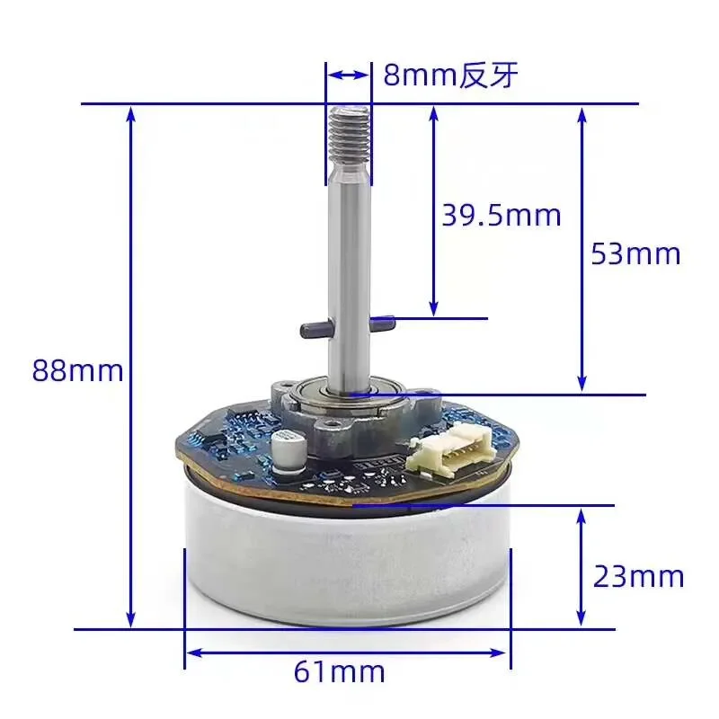 for Nidec Brushless Motor 24V 60W Air Purifier Brushless Inverter Fan Motor Replacement Part High Efficiency Quiet Operation