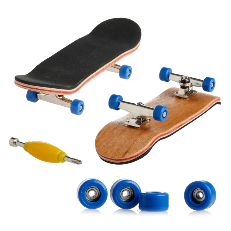 1Set Houten Dek Toets Skateboard Sport Games Kids Gift Esdoornhout Set Nieuw