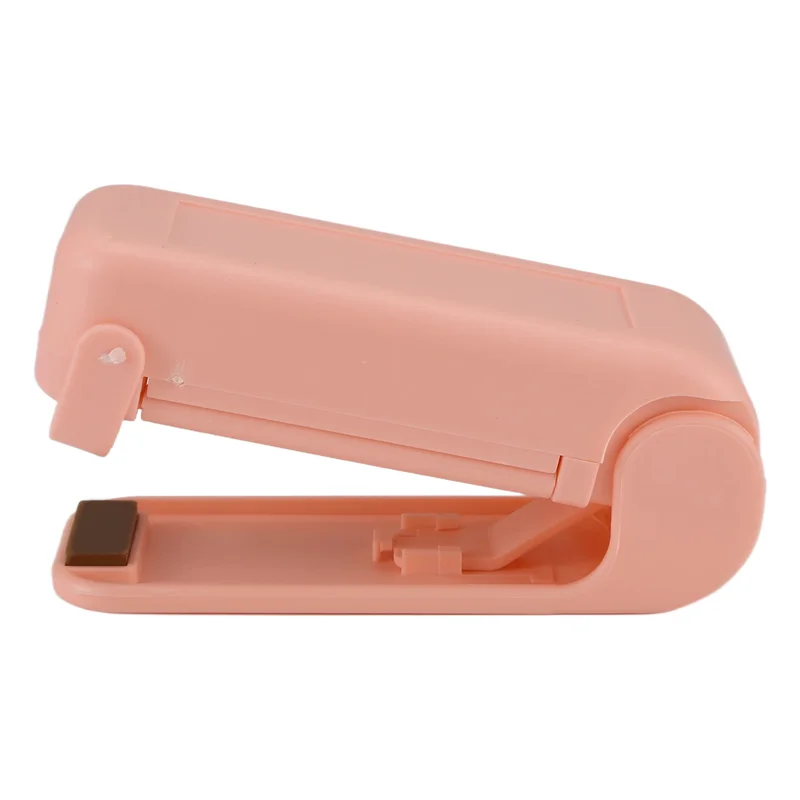 ABKR-sellador de bolsas de almacenamiento de paquetes de plástico, Mini máquina de sellado, pegatinas y sellos prácticos para alimentos, aperitivos, accesorios de cocina