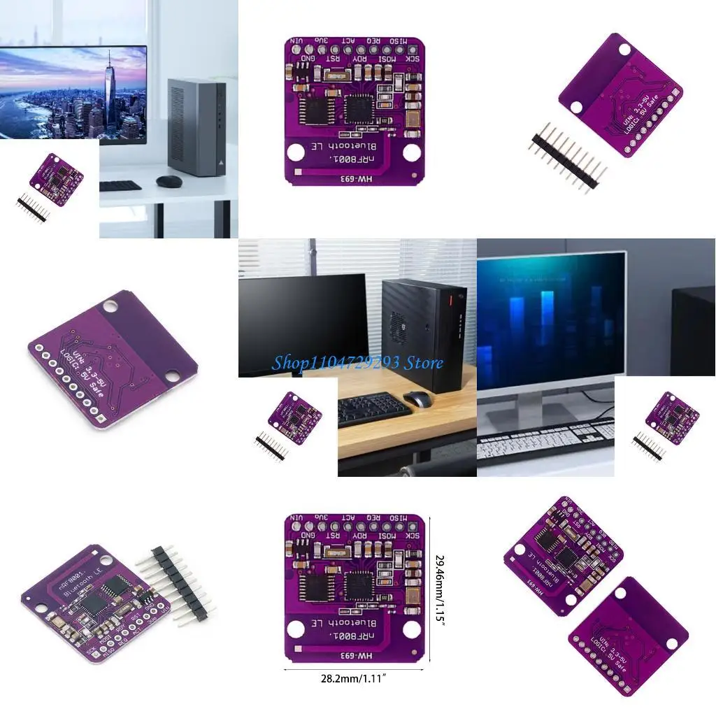 

Y2GD NRF8001 Bluetoothcompatible Module Low Power Consumption Bluefruit-LE Development Board Replacement