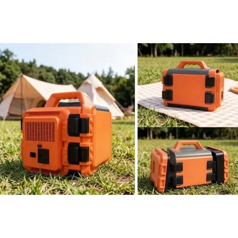 500W Backup Power Energy Storage Power Supply 110V/220V AC Portable Outdoor Power Station