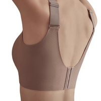 Push-Up Bras For Women Non-wire Padded Bra Seamless Underwear V-neck Tops B Cup Sexy Lingerie Adjust Wide Straps Intimates M-4XL