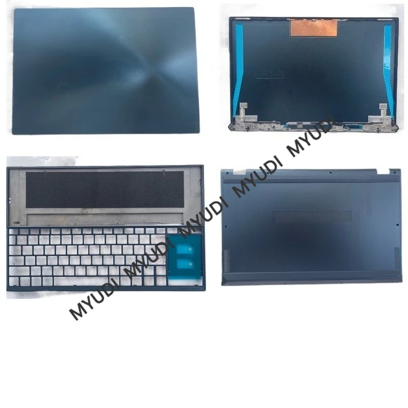 New Shells For Asus UX481 UX481F UX481FL UX4000F LCD Top Cover Screen Back Case Palmrest Upper Lid Cover Bottom Base Blue Case