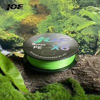 JOF 150m 300m 500m hilo de pescar de PE trenzado 8 hebras hilo de pescar multifilamento línea de PE 20 30 0 50 60 80 100lb