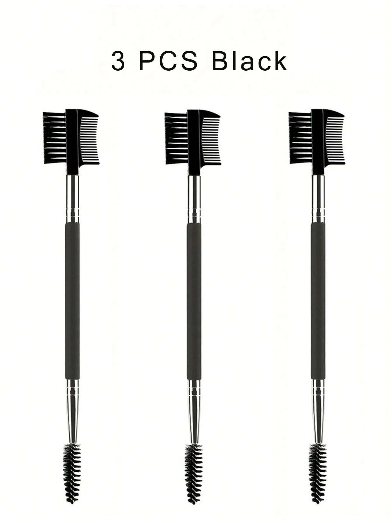 1/2/5PCS 3 Testa Sopracciglio Ciglia Shaper Doppia Testa Pennello Trucco Strumento di Toelettatura Cosmetico Con 3 Diversi Spazzole Spoolie