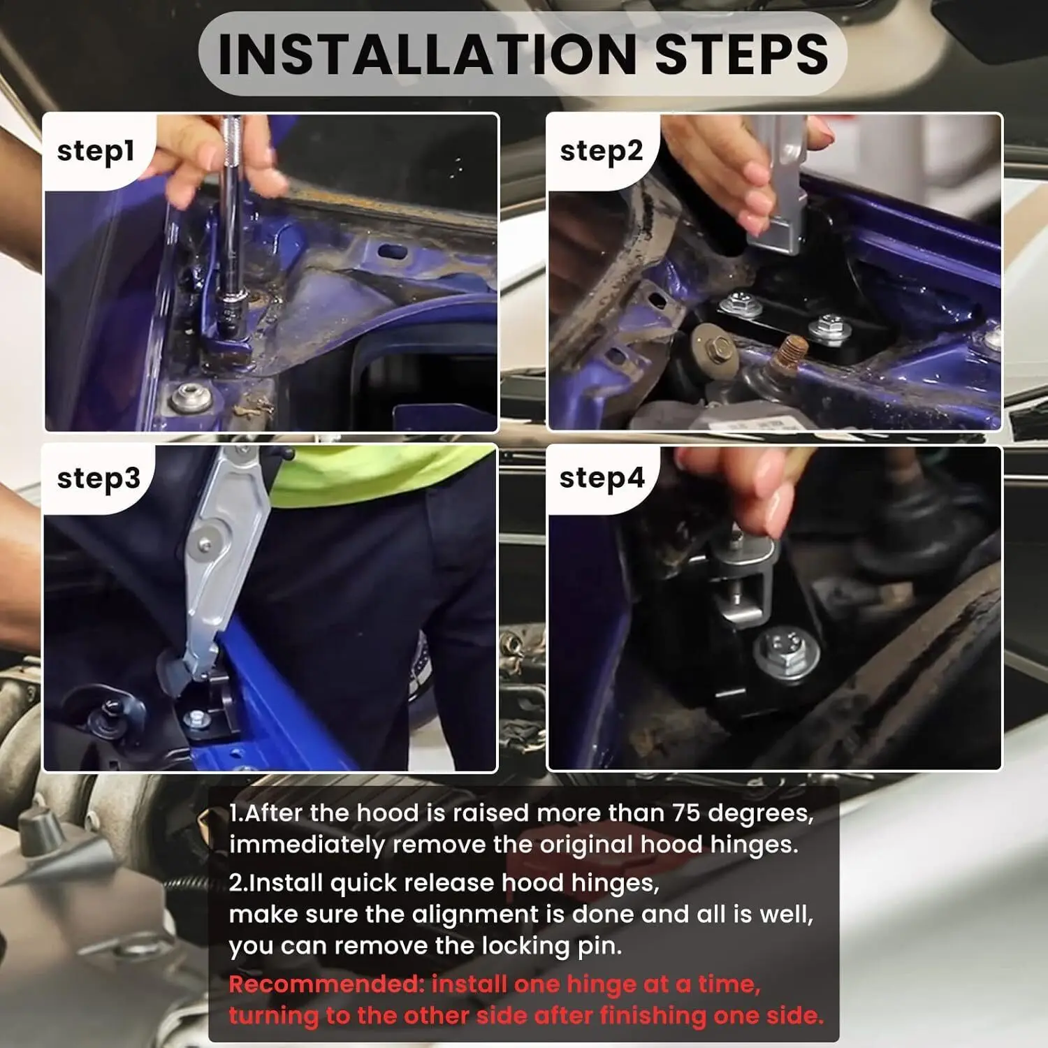 البليت الإفراج السريع هود المفصلي مزلاج لهوندا أكورا 92-01 سيفيك نوع R DC2 EK