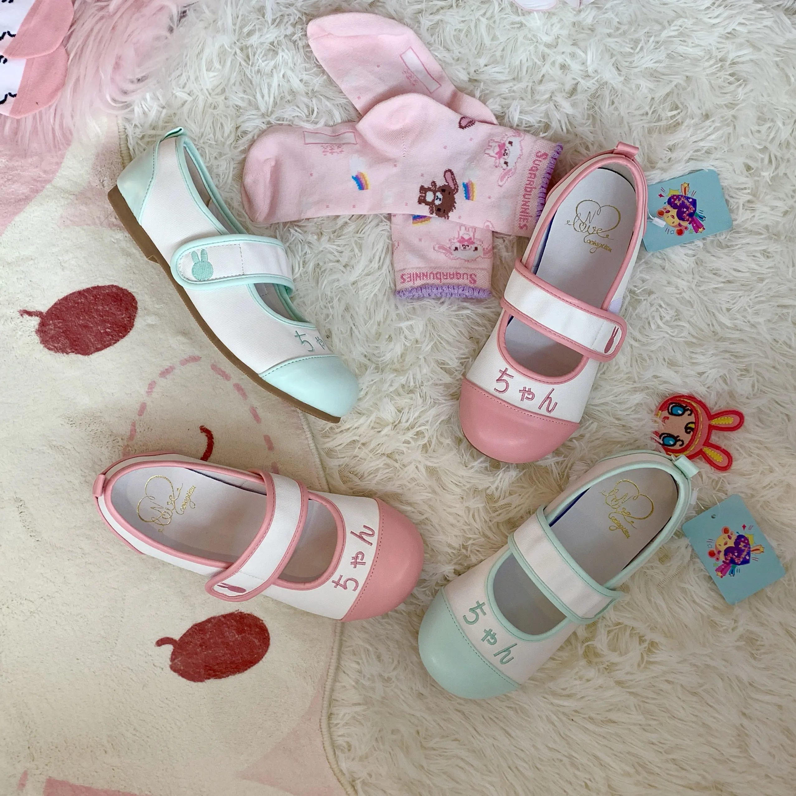 

Casual Flats for Women Japanese Flat-soled Girl Leather Shoes Cute Spring Autumn Sweet Lolita Style Kawaii Mary Jane Round Head