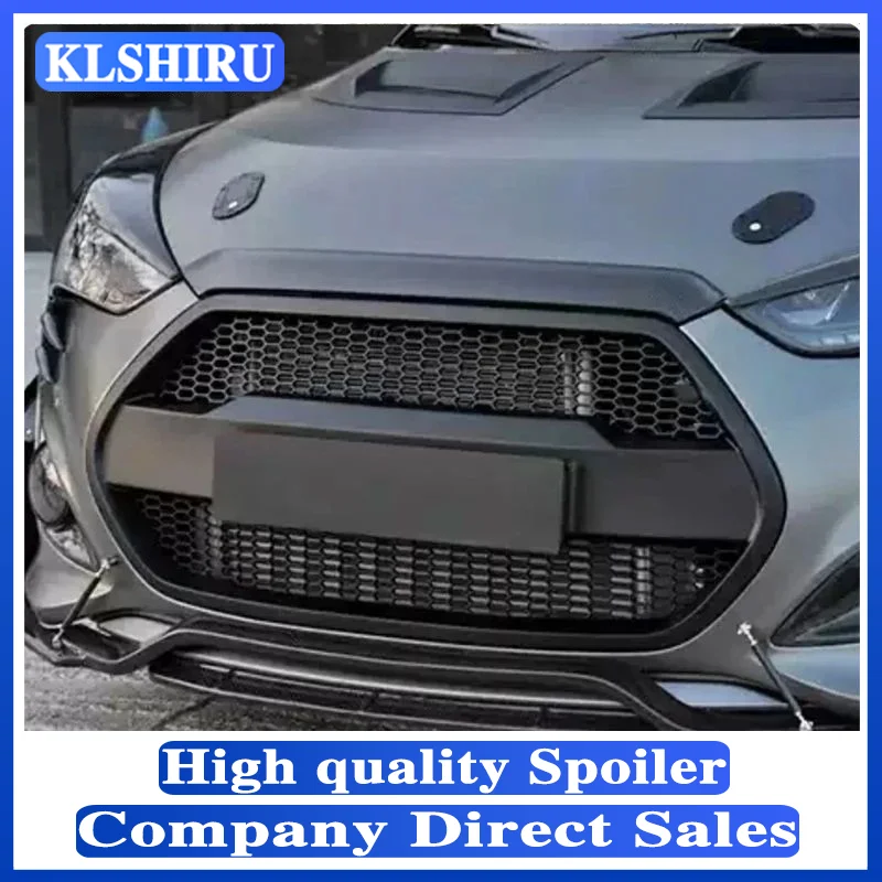 Carbon fiber Resin Masterial Radiator Grille Mask Grid For Hyundai Veloster Car Accessories