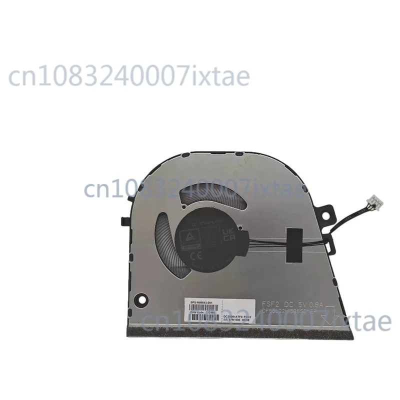 

For HP TPN-C174 Laptop Cooling Fan FSF2 DFS5L22H15B85C DC 5V N86643-001