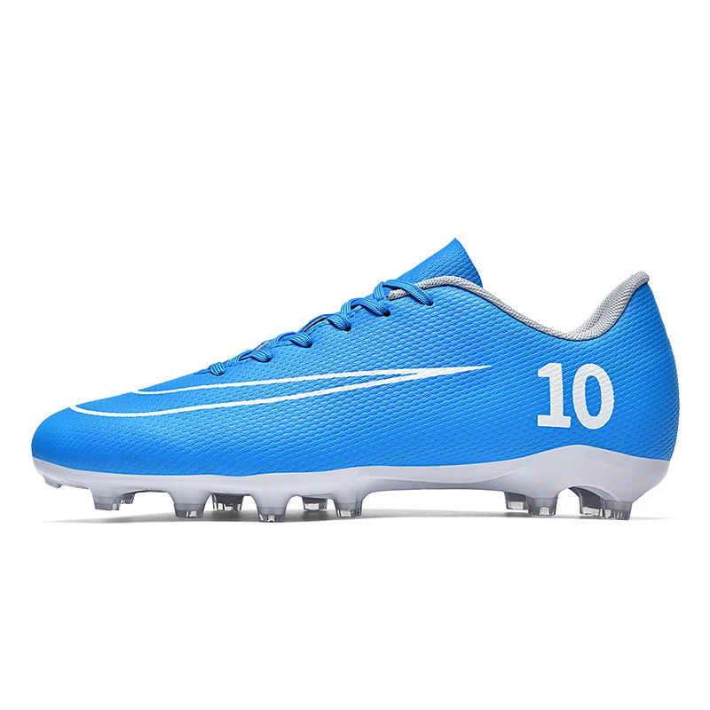 Men‘s Football Shoes Outdoor FG Soccer Shoes Turf Futsal Soccer Cleats Anti Slip Football Training Sneakers Children Soccer Boot