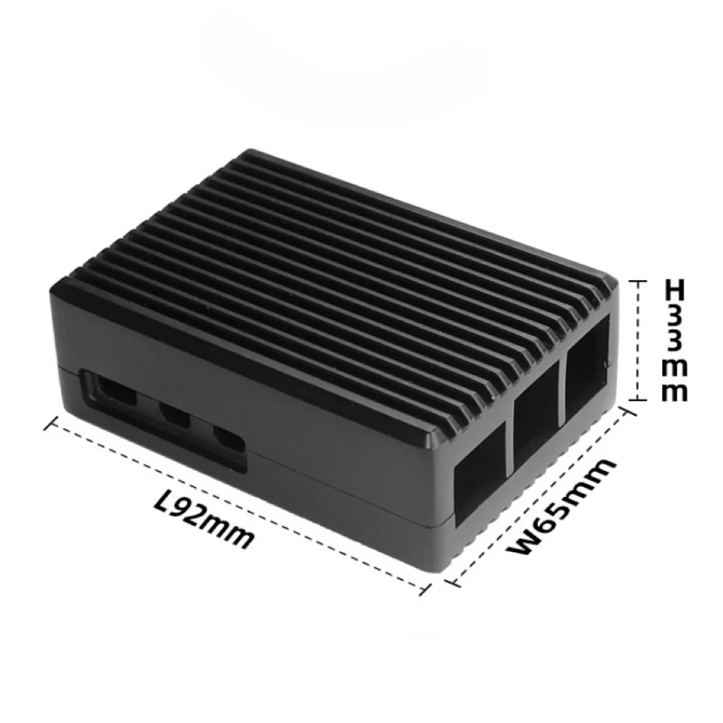 Raspberry Pi 5 Aluminum Alloy Case Metal Shell support Cooling Fan compatible to RPI 5 Pi5