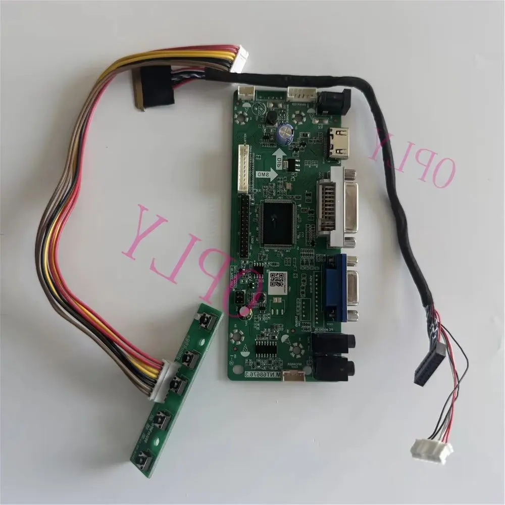 

M.NT68676 Комплект платы контроллера для LP156WH3 LP156WH4 LP156WH4-TLA1 1366X768 15,6-дюймовый светодиодный монитор HDMI-совместимый DVI VGA